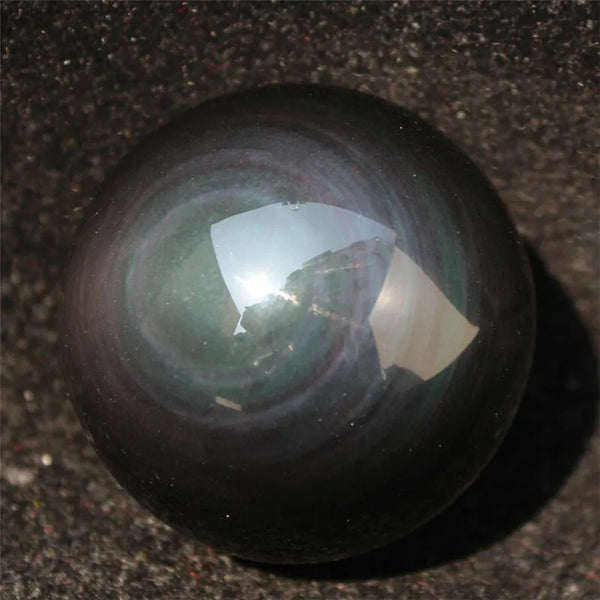 Rainbow Cats Eye Obsidian Ball-ToShay.org