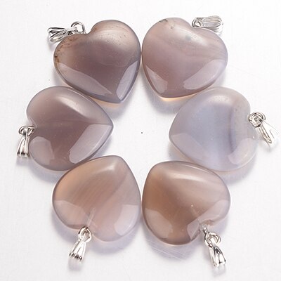 Mixed Crystal Heart Pendants-ToShay.org