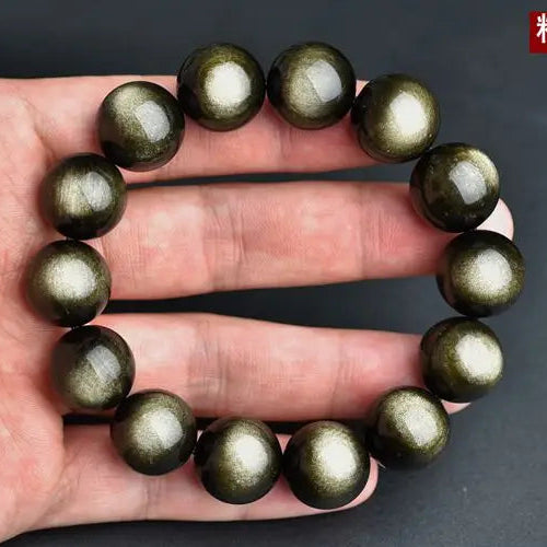 Black Gold Obsidian Bracelet-ToShay.org
