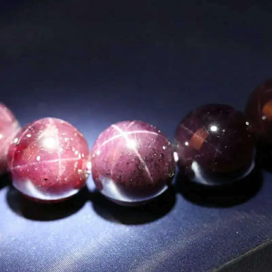 Red Star Light Garnet Bracelet-ToShay.org