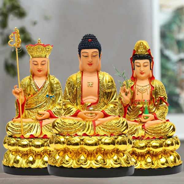Gold Guanyin Buddha Statue-ToShay.org