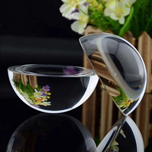 Clear Crystal Half Ball-ToShay.org