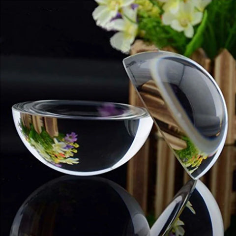 Clear Crystal Half Ball-ToShay.org