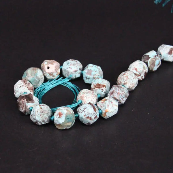 Blue Ocean Jade Beads-ToShay.org
