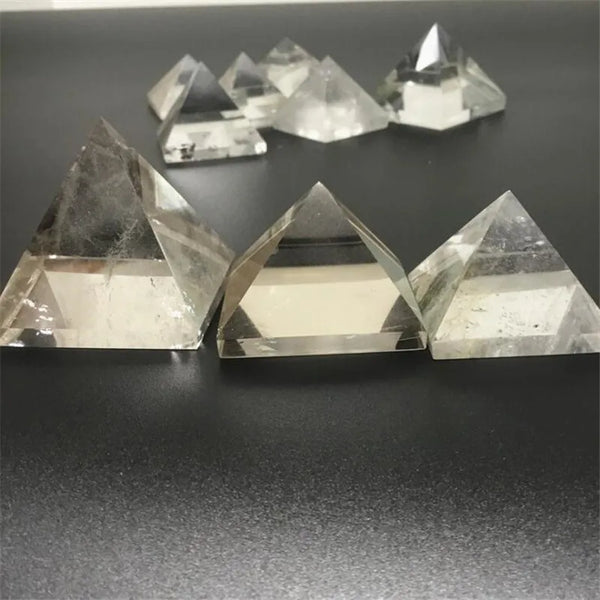 Clear Crystal Pyramid-ToShay.org