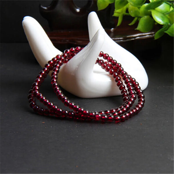 Red Garnet Wrap Bracelet-ToShay.org
