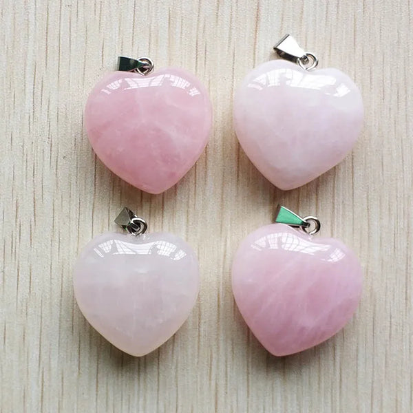 Pink Rose Quartz Heart-ToShay.org