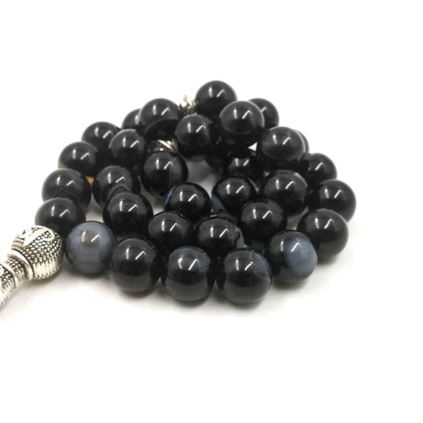 Black Agate Bead Tasbih-ToShay.org