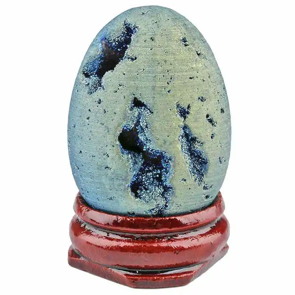 Titanium Druzy Agate Geode Egg-ToShay.org