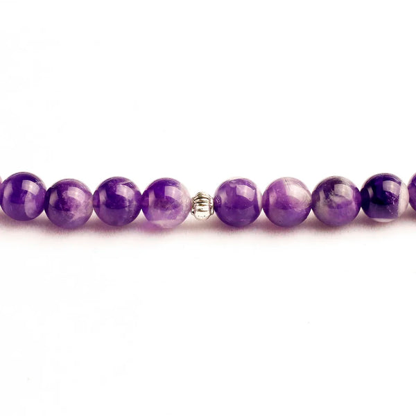 Purple Quartz Mala Beads-ToShay.org