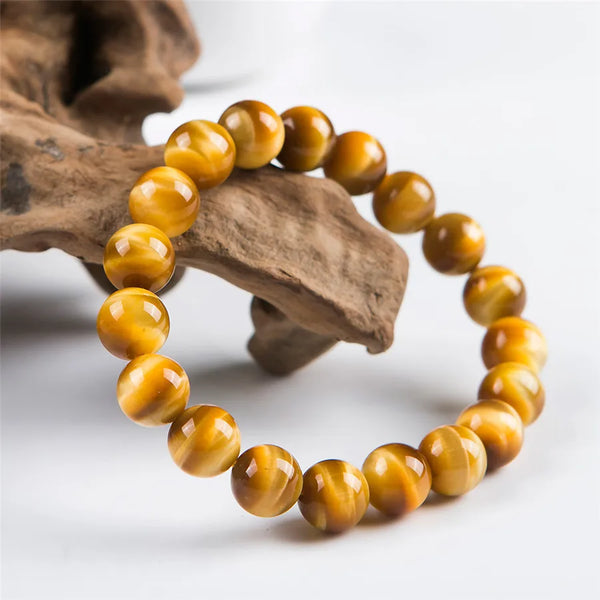 Yellow Tigers Eye Stone Bracelet-ToShay.org