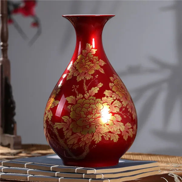 Jingdezhen Porcelain Flower Vase-ToShay.org