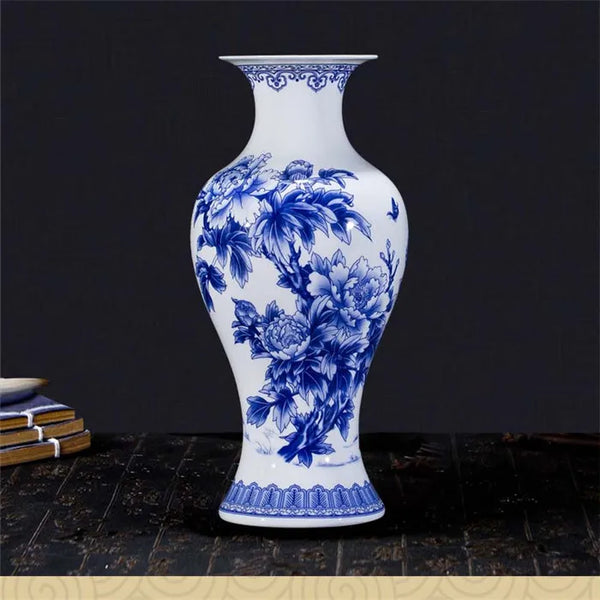 Jingdezhen Blue Porcelain Vases-ToShay.org