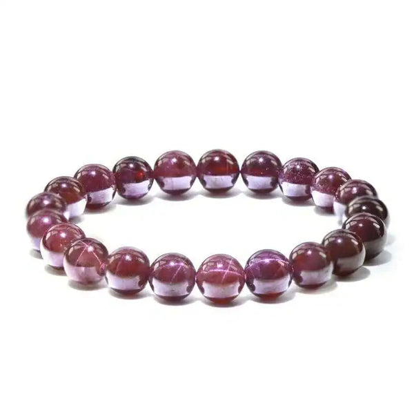 Red Star Light Garnet Bracelet-ToShay.org
