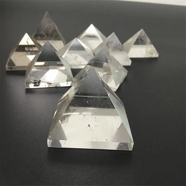 Clear Crystal Pyramid-ToShay.org