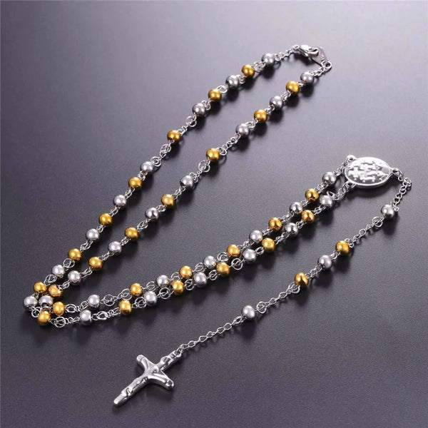Black Copper Rosary Beads-ToShay.org