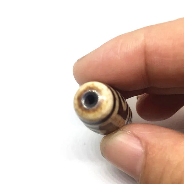 Tibetan Agate Eyes Dzi Beads-ToShay.org