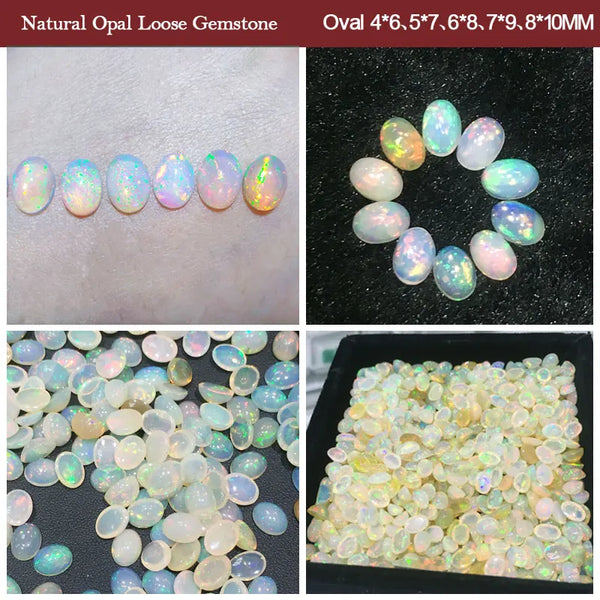 White Opal Loose Gemstone-ToShay.org