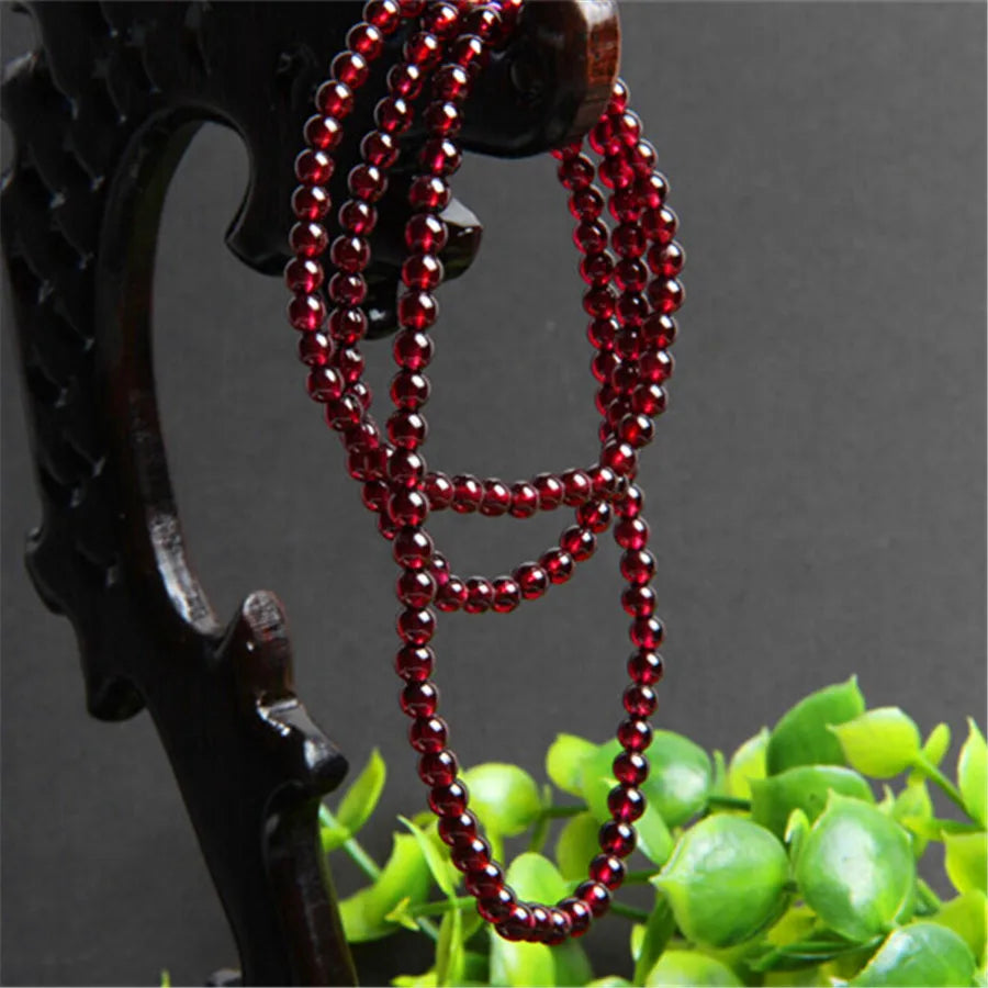 Red Garnet Wrap Bracelet-ToShay.org