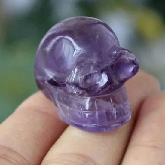 Purple Amethyst Crystal Skull-ToShay.org