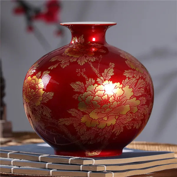 Jingdezhen Porcelain Flower Vase-ToShay.org