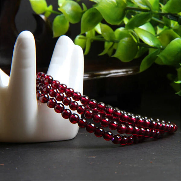 Red Garnet Wrap Bracelet-ToShay.org
