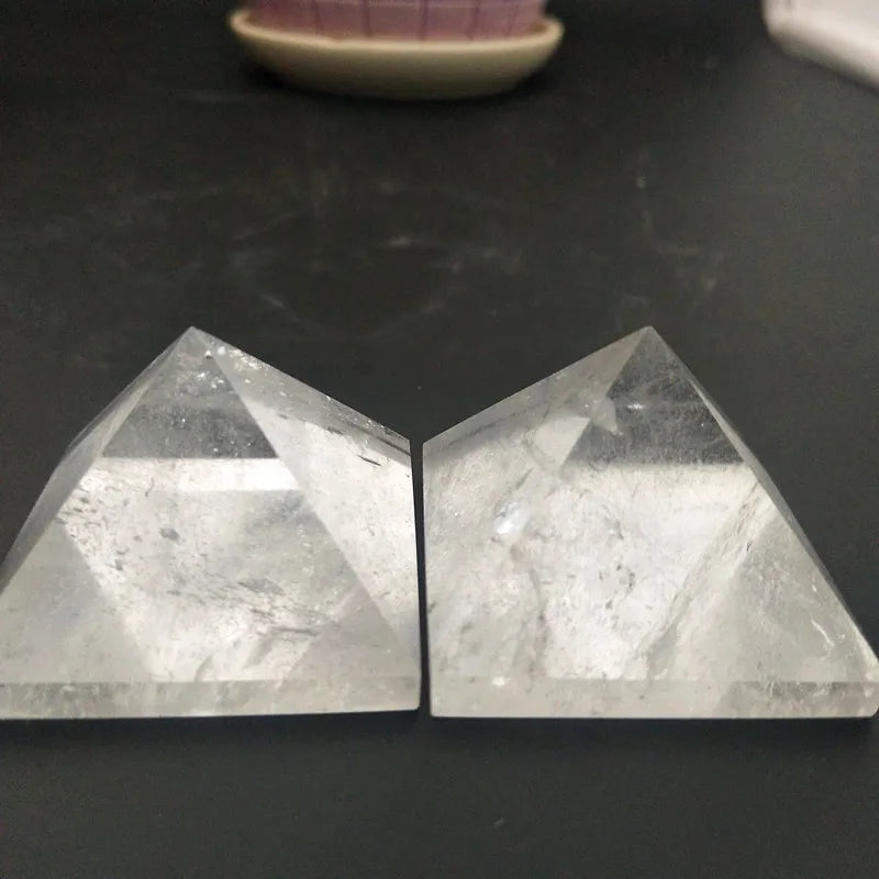Clear Quartz Crystal Pyramid-ToShay.org