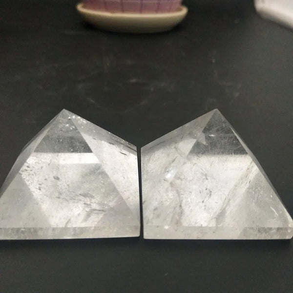 Clear Quartz Crystal Pyramid-ToShay.org