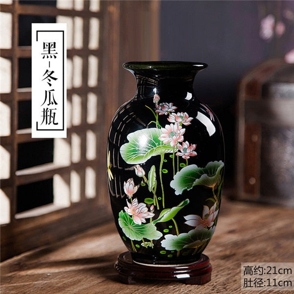 Jingdezhen Lotus Vase-ToShay.org