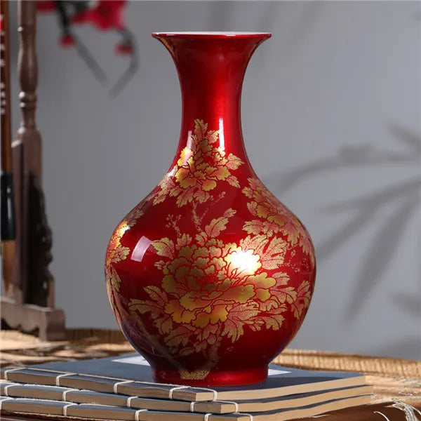 Jingdezhen Porcelain Flower Vase-ToShay.org