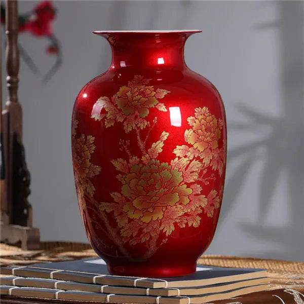 Jingdezhen Porcelain Flower Vase-ToShay.org