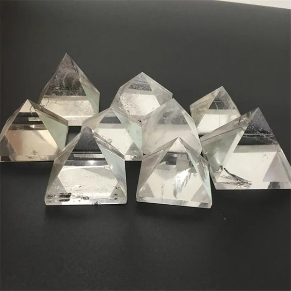 Clear Crystal Pyramid-ToShay.org