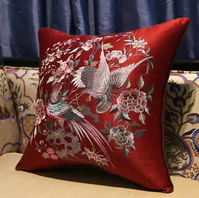 Satin Birds Cushion-ToShay.org
