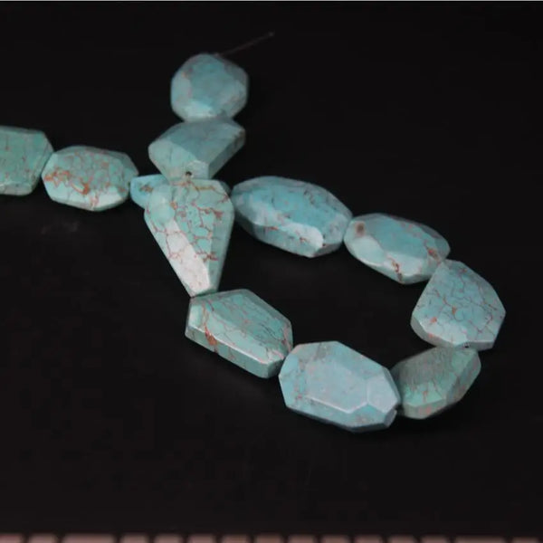Blue Turquoise Slab Beads-ToShay.org