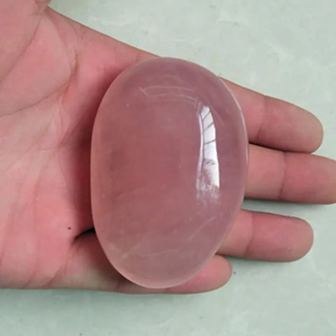 Pink Rose Quartz Palm Stones-ToShay.org