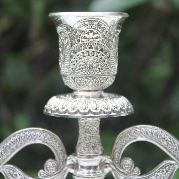 Mixed Embossed Candelabra-ToShay.org