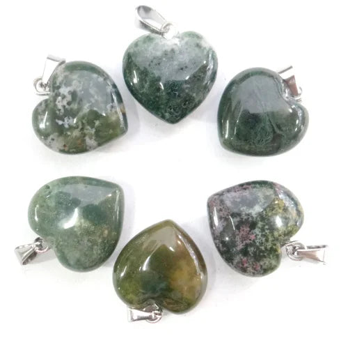Mixed Crystal Heart Pendants-ToShay.org