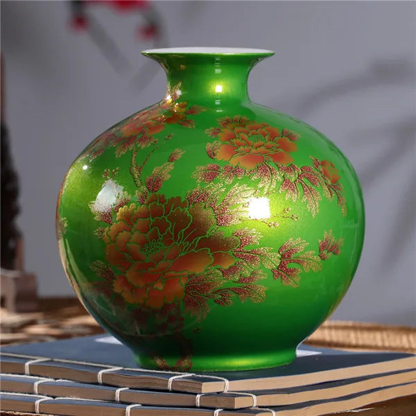 Jingdezhen Porcelain Flower Vase-ToShay.org