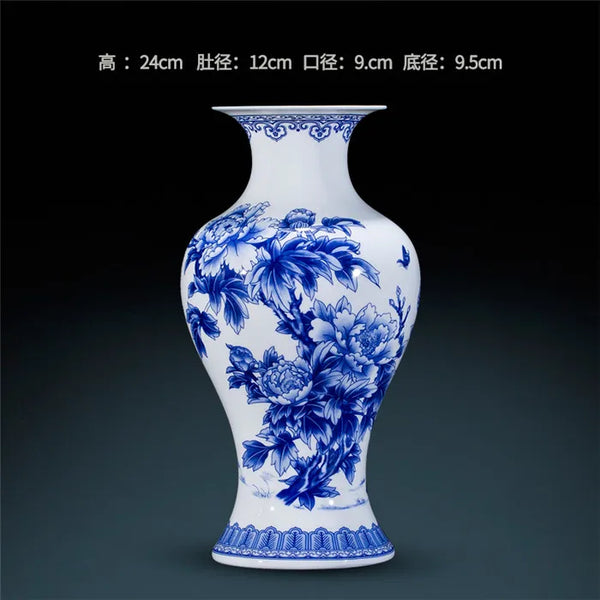 Jingdezhen Blue Porcelain Vases-ToShay.org