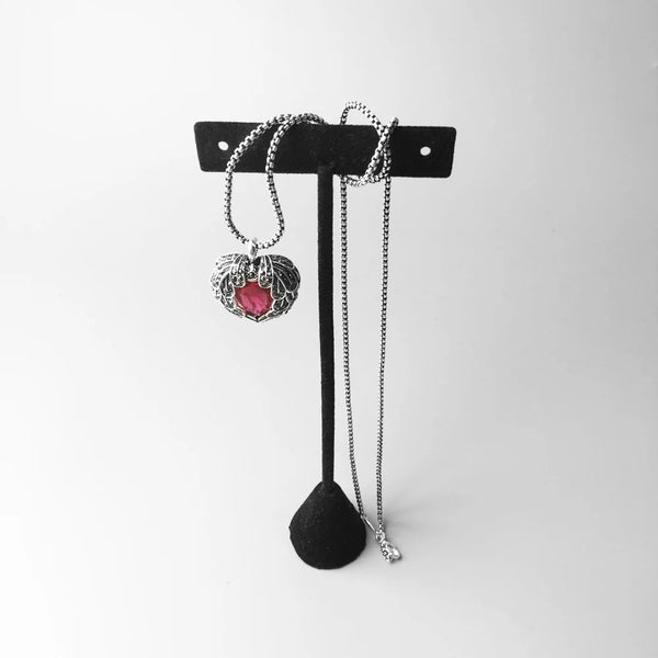 Red Crystal Winged Heart-ToShay.org