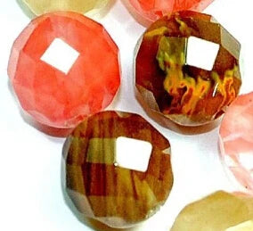 Red Watermelon Tourmaline Beads-ToShay.org