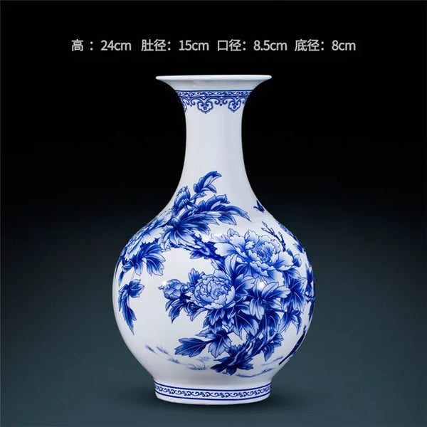 Jingdezhen Blue Porcelain Vases-ToShay.org