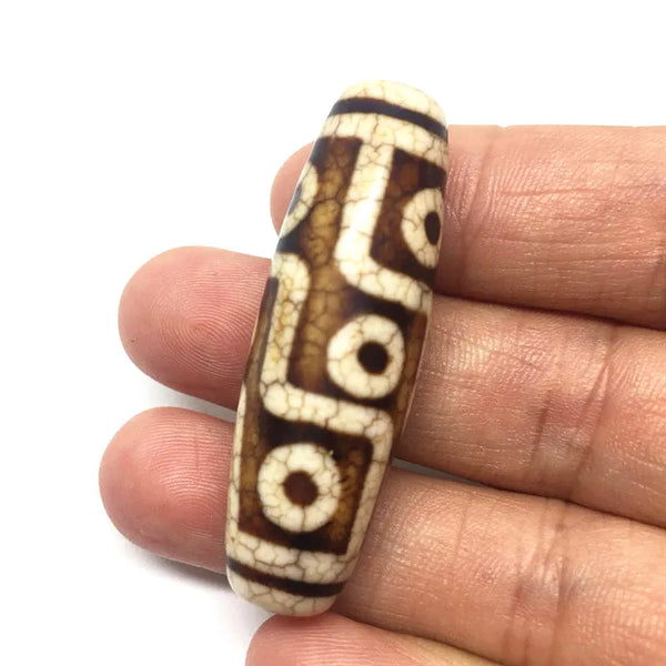 Tibetan Agate Eyes Dzi Beads-ToShay.org