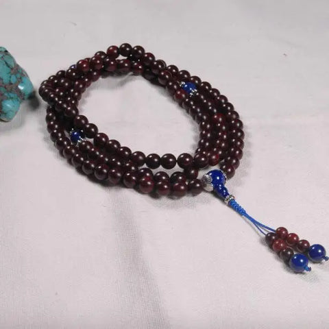 Red Sandalwood Mala Beads-ToShay.org
