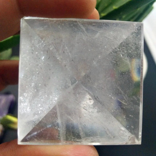 Clear Quartz Crystal Pyramid-ToShay.org