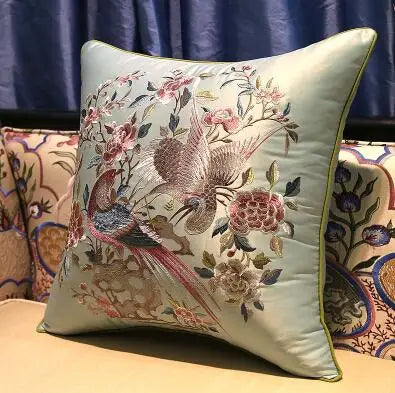 Satin Birds Cushion-ToShay.org