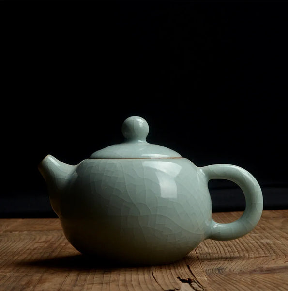 Celadon Crack Glaze Ceramic Teapot-ToShay.org