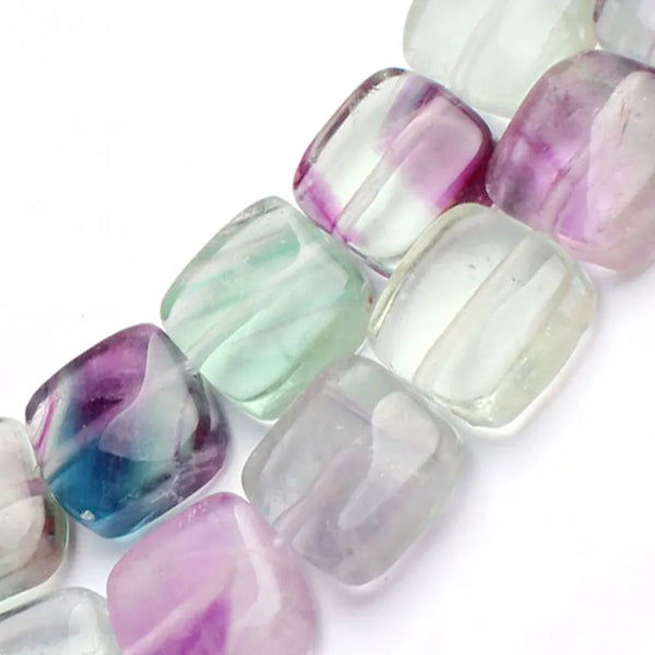 Purple Green Fluorite Beads-ToShay.org