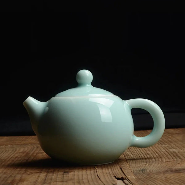 Celadon Crack Glaze Ceramic Teapot-ToShay.org