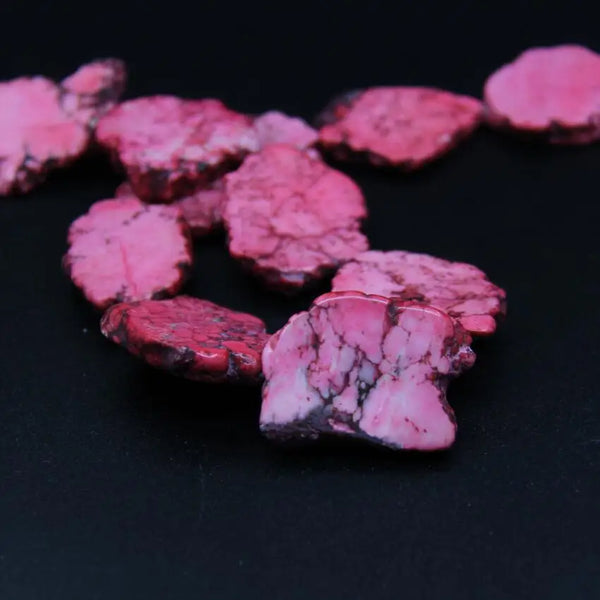 Pink Howlite Magnesite Beads-ToShay.org